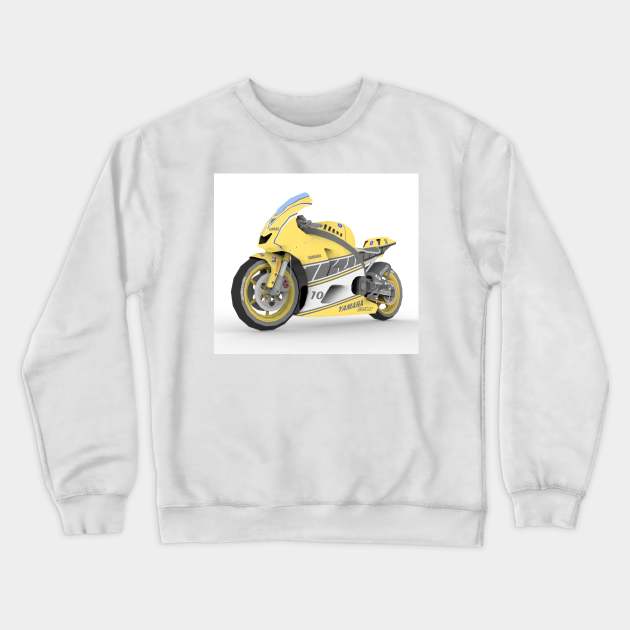 Motorcycle Recing Crewneck Sweatshirt by Rizaldiuk